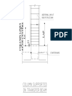 Column Supported On Transfer Beam PDF
