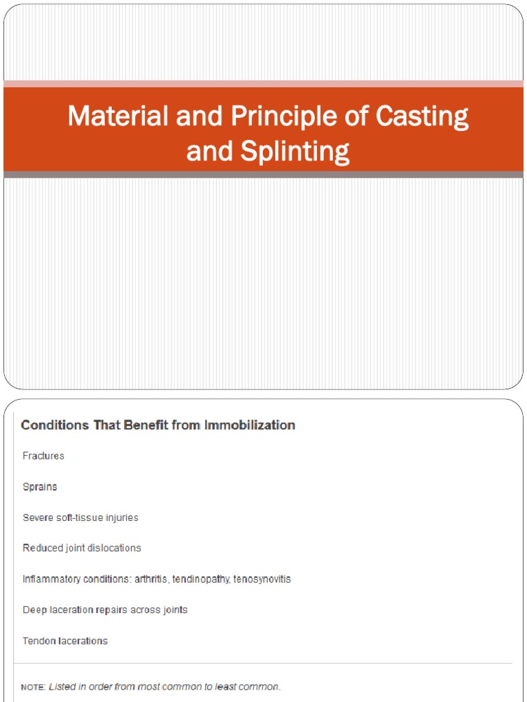 Casting And Splinting Pdf , Splinting & Casting Guide for Clinicians – ARAU