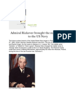 Admiral Rickover Brought the Nuclear Age to the US Navy