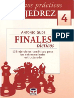 Gude, Antonio - Cuadernos Practicos de Ajedrez 4 - Finales Tacticos PDF