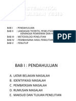 Sistematika Penulisan Tesis-MM UMJ