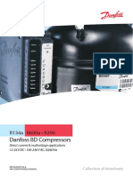 Danfoss BD Compressors: R134a R600a - R290