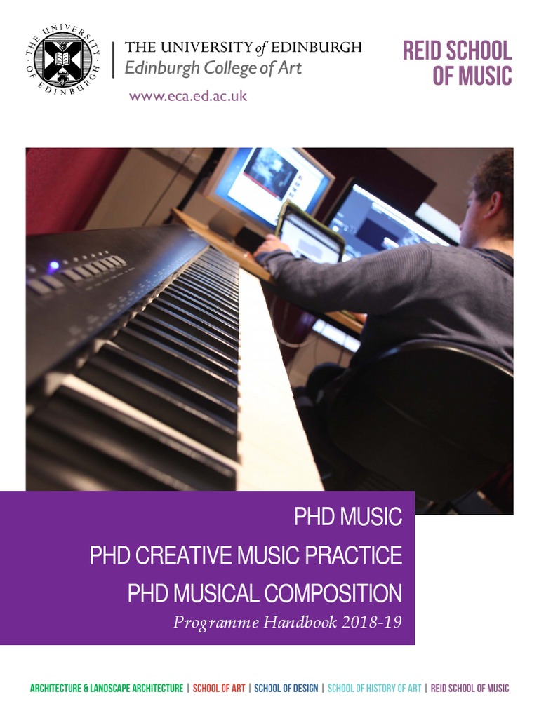 Edinburgh PhD Music Handbook 2018-19 | PDF | Doctor Of Philosophy | Thesis