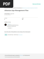 Managemet Plan Albanian Alps English