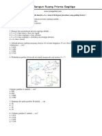 Soal Bangun Ruang Prisma Segitiga PDF