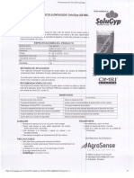 Ficha Tecnica Yeso Agrícola SOLUGYP AE100 PDF