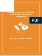 Índice de Contenido: Preguntas Con Opciones de Respuestas Múltiples para Especialistas en Radiodiagnóstico