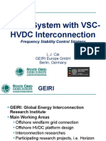 hvdc interconnection with vsc