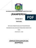 Ranperda - RP3KP Tebo 2014