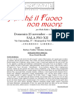 Perche' Il Fuoco Non Muore (Presentazione) - 2