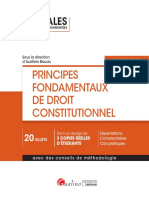 Partiels 2018 Lextenso Étudiant - Jour 2 - L1 - Droit Constitutionnel (Gualino - Annales Corrigées Et Commentées)