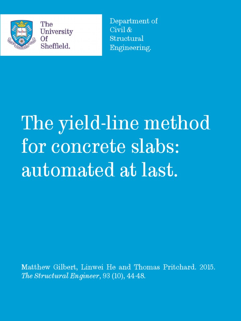 Automated Yield-Line Method for Slabs | PDF | Mathematical Optimization ...