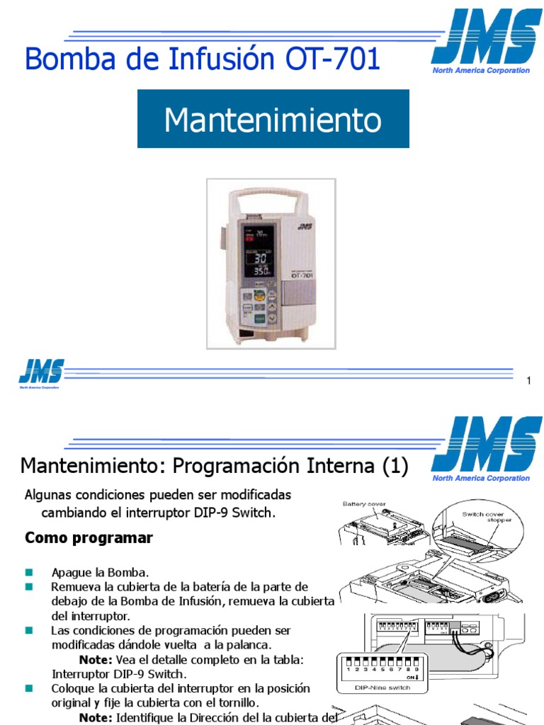 OT701 Maintenance (Spanish) PDF Bomba Bienes manufacturados