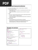 Junit Testing Framework Architecture