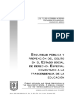 Luis Felipe Guerrero Agripino. Seguridad pública y prevención del delito en el estado social de derecho. Especial comentario a la trascendencia de la educación.pdf
