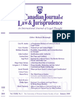 Richard Bronaugh. Proportionality, Balancing, and the Cult of Constitutional Rights Scholarship.pdf