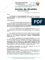 Resolucion #078 - Resolucion de Contrato