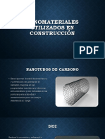 Nanomateriales Utilizados en Estructuras