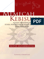 Memecah Kebisuan-Respon Muhammadiyah PDF