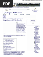 Struts 2 Login,Struts 2 Ses...