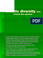 Genetic Diversity 5 6 Evolusi Dan Spesiasi