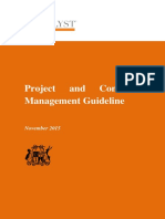 Project and Contract Management Guideline