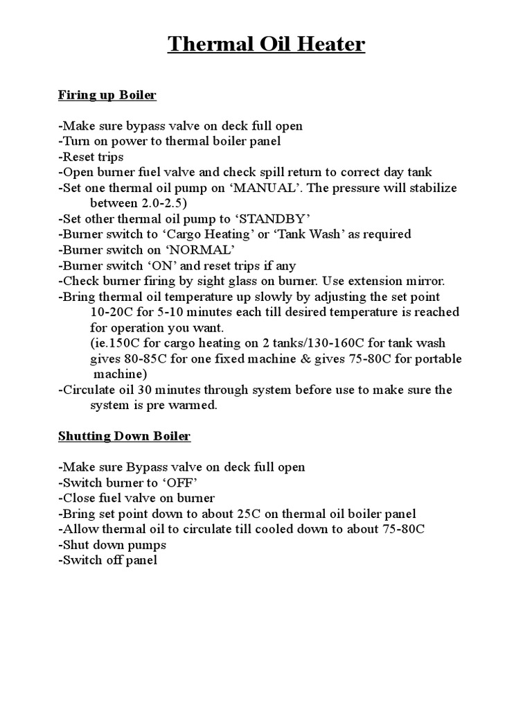 Thermal Oil Heater & Systems PDF Valve Boiler