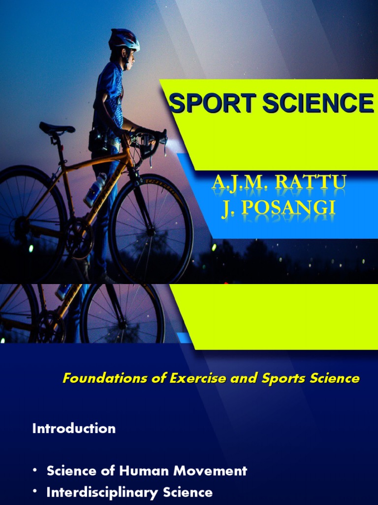 Sport Science Sport Science PDF Scientist Interdisciplinarity