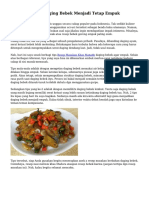 Resep Masak Daging Bebek Menjadi Tetap Empuk PDF