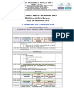 Jadwal Survei Akreditasi SNARS Edisi 1 RSUD Ratu Aji Putri Botung PDF