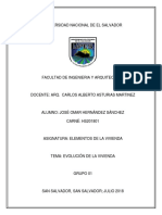 Evolución de La Vivienda