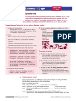OUP Prepositions Worksheet PDF