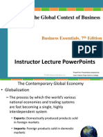 The Global Context of Business: Instructor Lecture Powerpoints