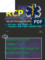 Dr. Victor Hugo Ortuño Cardenas: I - RCP Aha - Bls - Pals - Phtls - Apaa - Trauma Y PCR - Aph Trauma Team