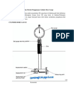 Cara Dan Metode Penggunaan Cylinder Bore