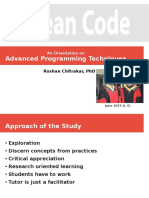 Advanced Programming Techniques: Roshan Chitrakar, PHD