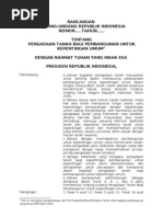 Download RUU Pengadaan Tanah Bagi Pembangunan by Urban Poor Consortium SN39400905 doc pdf