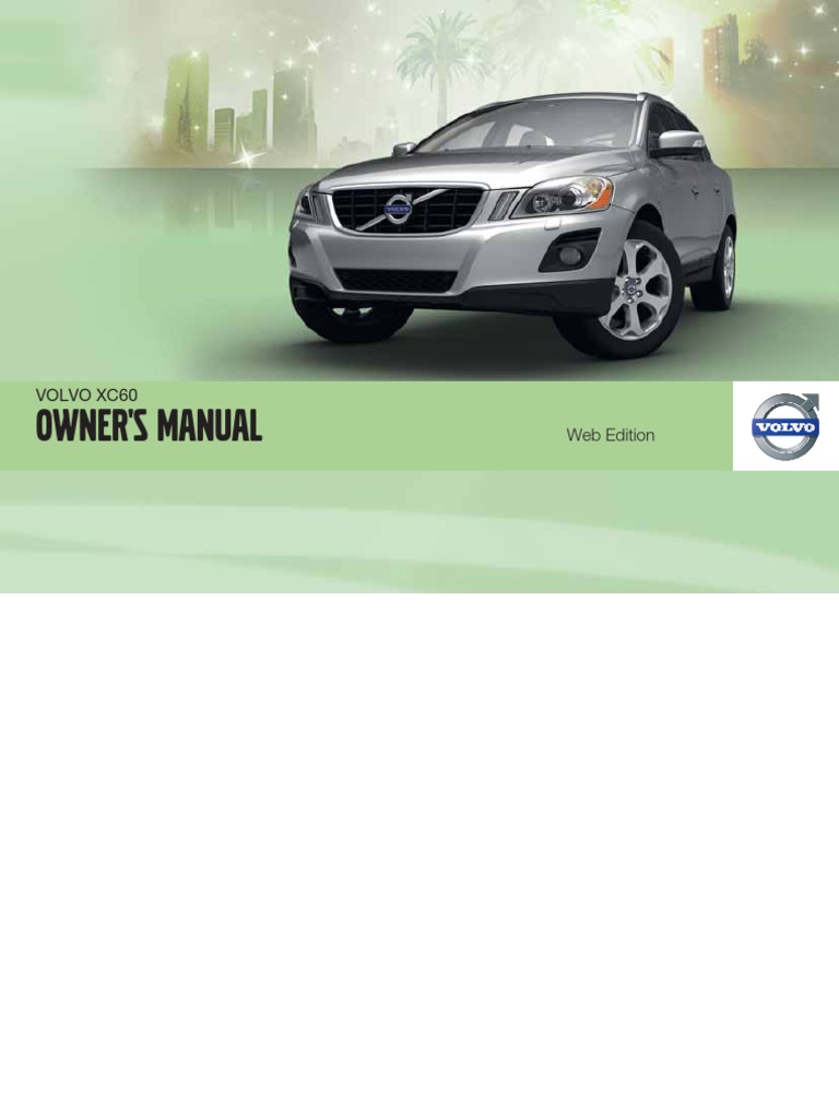 2022 VOLVO XC60 OWNERS MANUAL PDF visual data 2