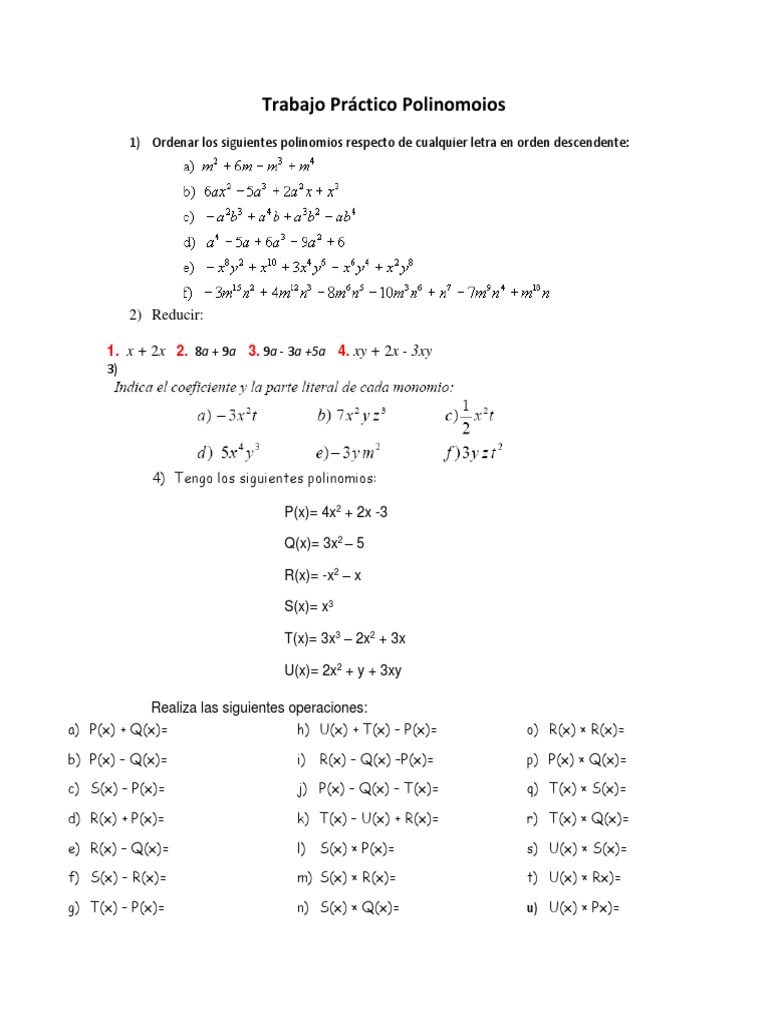 Trabajo Practico Polinomoios