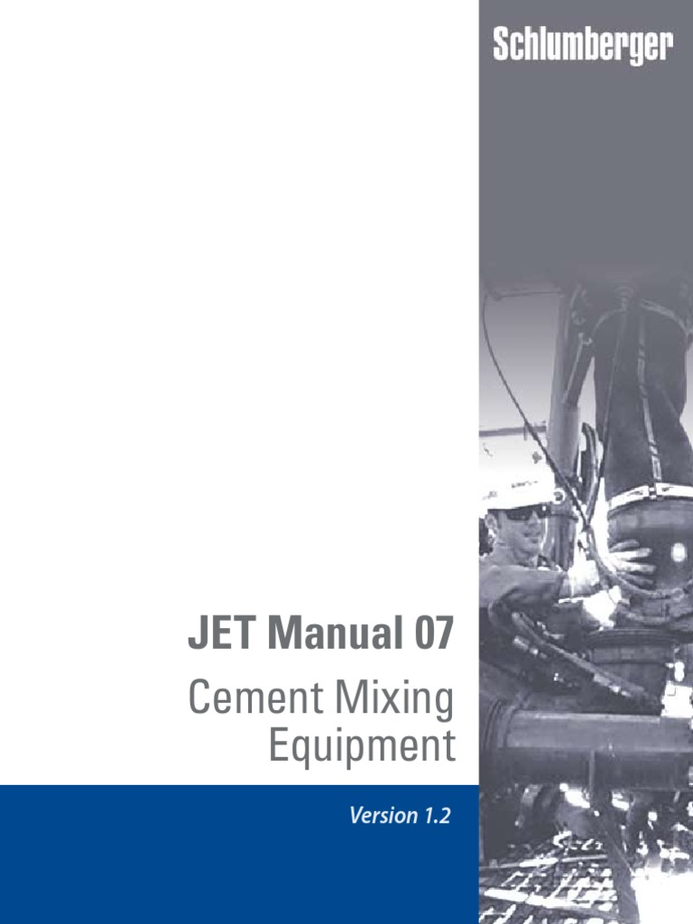 JET 07 Cement Mixing v1-2 2007 May 16 4127834 01 | PDF | Pump | Chemistry