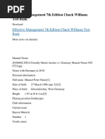 Download Effective Management 7th Edition Chuck Williams Test Bank by secycimu SN394012623 doc pdf