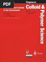 (Progress in Colloid and Polymer Science) M. Ed. Schwuger - Surfactants and Colloids in The Environment (1994, Not Avail)