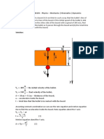 Answer On Question#40193 - Physics - Mechanics - Kinematics - Dynamics