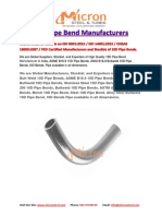 10D Pipe Bend Manufacturers