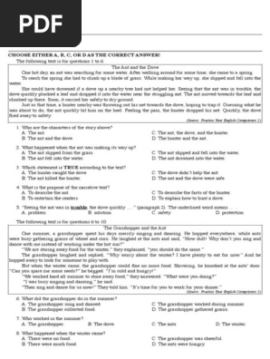 Soal Bahasa Inggris Kelas 8 Smp Mts Narrative Text