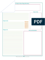 Simple Weekly To Do PDF