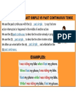 Past Simple Vs Past Continuous