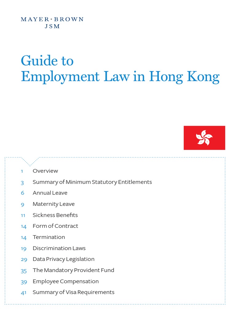 Guide To Employment Law in Hong Kong PDF | PDF | Employment | Labour Law