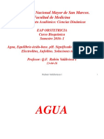 1ra Clase Agua, Elecctrolitos, PH, Solución Tampon EAP OBST 2016