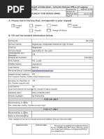 Request For Deped Email: Create New Suspen D Delete Reset Password Transfe R Change of Status